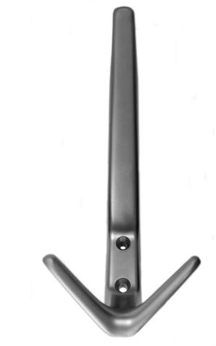 Крючок 3-хрожковый матовый хром 0761 КМЗ DV