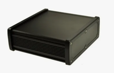 Корпус GAINTA ALUG708BK160, размеры 177,6x61,1x169mm, Чёрный, из алюминиевого профиля