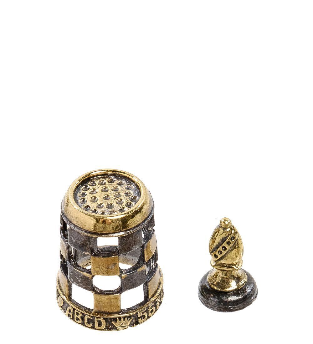 AM-2161 Наперсток «Шахматы Слон-офицер» (латунь)