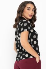 Поло Тренди (черное/круги) Б14092-10М LT Collection