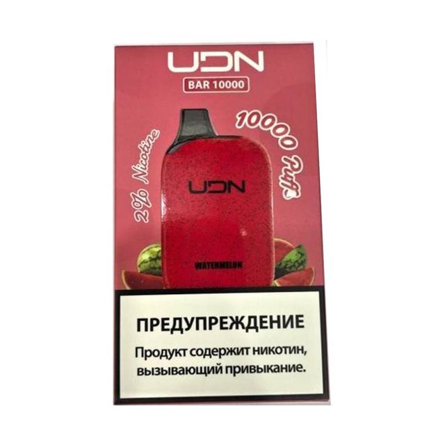 Одноразовый Pod UDN BAR - Watermelon (10000 затяжек)