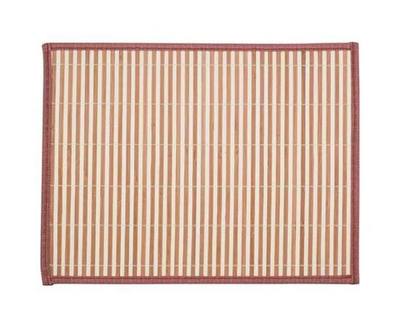 Салфетка сервировочная 30х40см, бамбук+EVA, бело-коричн. BM-06 312351 Рыжий Кот