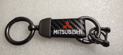 Брелок "Mitsubishi" карбон mini (1 шт.)