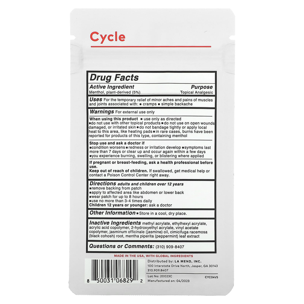 The Good Patch, Cycle Patch, 4 шт.