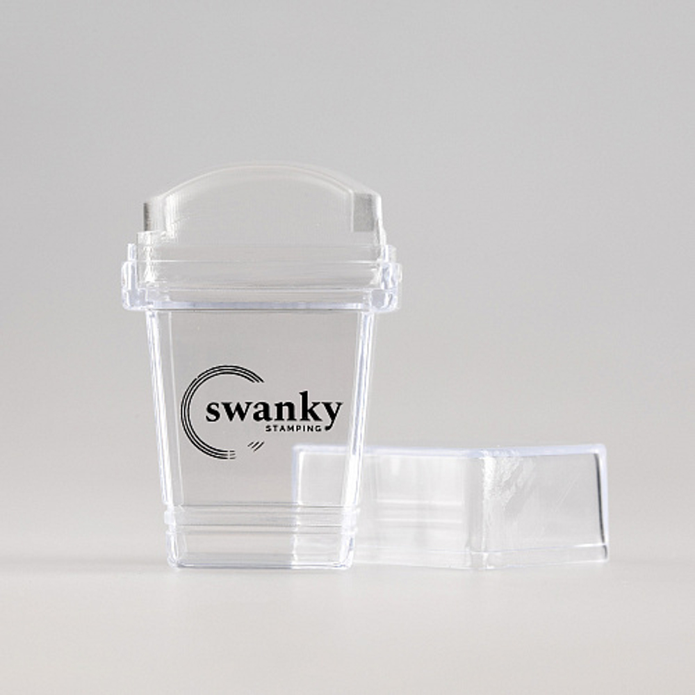 Swanky Stamping, Штамп прозрачный, силиконовый, прямоугольный, высокий (2*3 см)