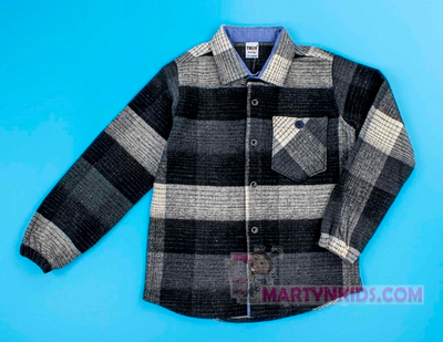 рубашка фланель на кнопках 4922