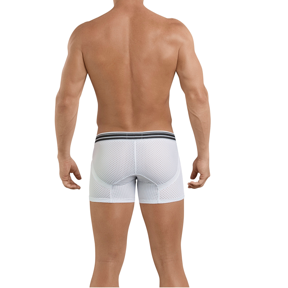 Мужские трусы боксеры белые Clever Moda Fancy Boxer 239701