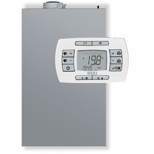 Котел газовый BAXI LUNA IN PLUS 1.24 конденсационный, настенный, 1 конт., закр. кам. сгор.