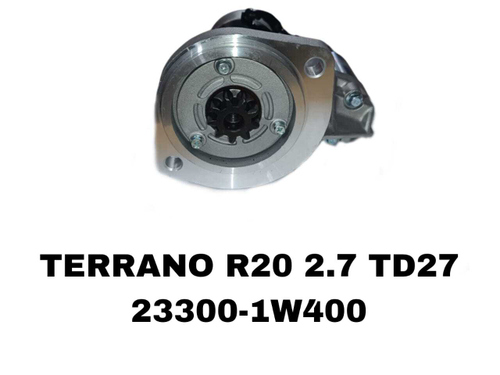 Стартер TERRANO R20,R50 2,7L ,PICK UP TD27, TD25, TD23, QD32, BD-30Ti, SD25, YD25