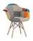 Кресло Eames DSW пэчворк