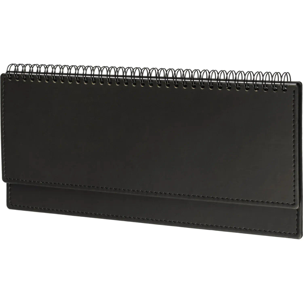 Планинг датированный 2026, черный 303х150 мм, 120 стр,АТТАСНЕ Вива