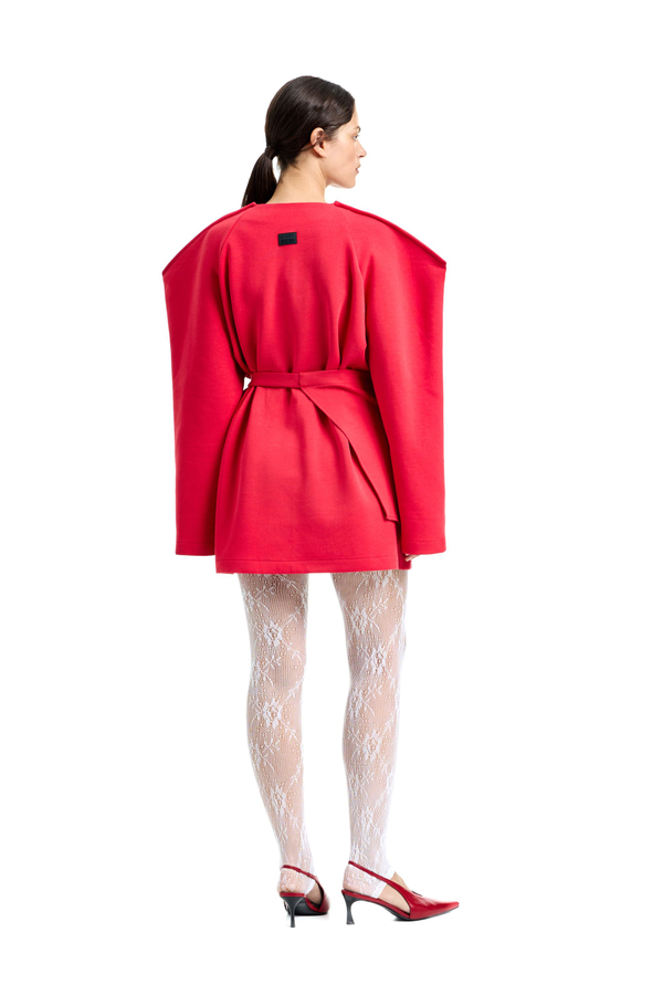 Свитшот с баской BAD GIRL Red