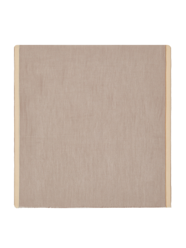Stole cashmere beige melange color