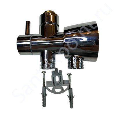 Корпус переключатель - дивертер для душевого гарнитура Lemark LM8802С в сборе с картриджем