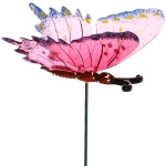 Фигура на спице «Бабочка блестящая» 12*10*60см для отпугивания птиц