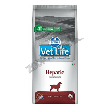 Farmina Vet Life Dog Hepatic Корм сухой лечебный для собак при заболеваниях печени 12 кг