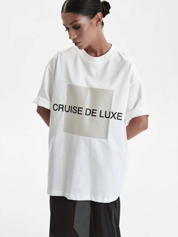 Футболка «Cruise de luxe» с принтом