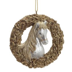GAEM Фигурка декоративная подвесная "Лошадка", L8,5 W1,5 H8,5 см