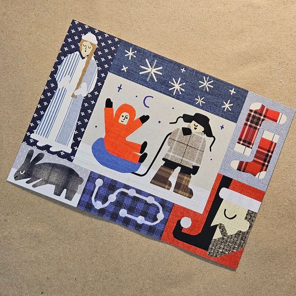 Открытка «Следы»