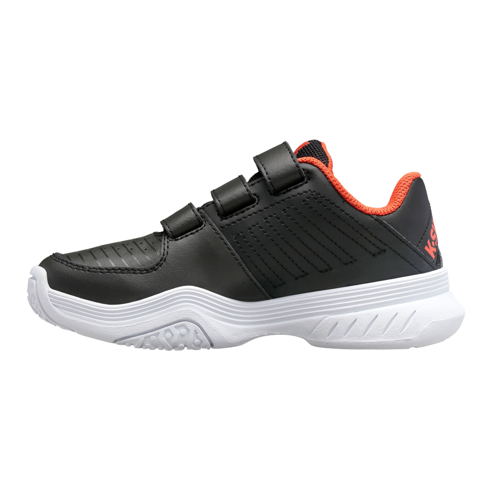 Детские теннисные кроссовки K-Swiss Express Strap Omni All Court Shoe Kids - Black, Orange