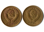 2 копейки 1990, 1991 М гг. 2 шт  XF