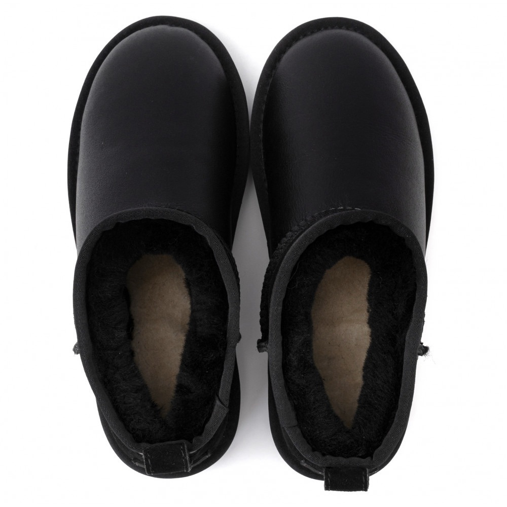 Ugg Classic Ultra Mini Metallic Black