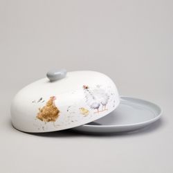 БЛЮДО ДЛЯ БЛИНОВ LEFARD "FUNNY HENS" 23,5*10 СМ (КОР=12ШТ.)