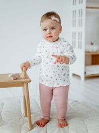 Лонгслив в рубчик "Розы" 0+