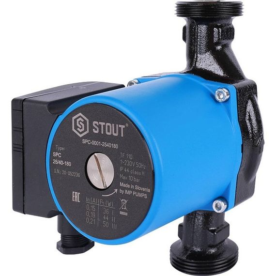 Насос циркуляционный STOUT Q3,5 25/4-180 38140
