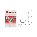 Крючок одинарный HIGASHI Umitanago ringed #1 White UV