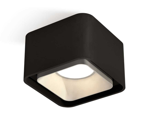Комплект накладного светильника Ambrella light Techno Spot XS7833003 SBK/SSL черный песок/серебро песок (C7833, N7703)