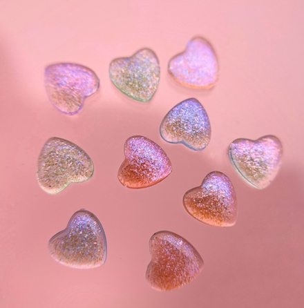 Фигурки объёмные "Сердечки" 10 шт., 1753