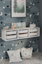 Стеллаж SAHRA подвесной - белый