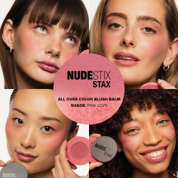 Nudestix Stax All Over Color Blush Balm - Многофункциональный макияж для глаз, губ и лица, 2,5 g