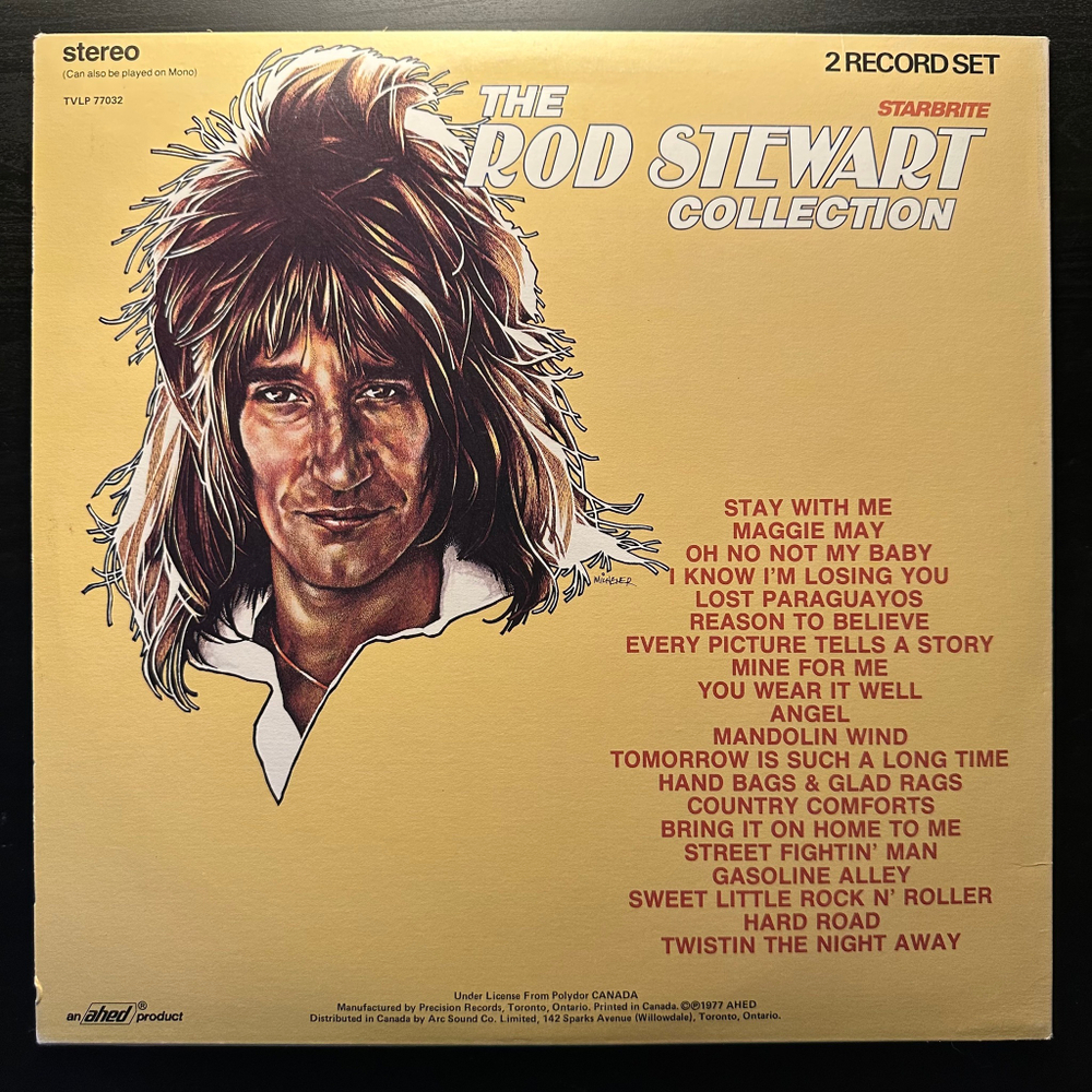 Rod Stewart ‎– The Rod Stewart Collection 2LP (Канада 1977г.)