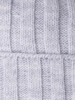 Шапка детская зимняя вязаная с помпоном и снуд