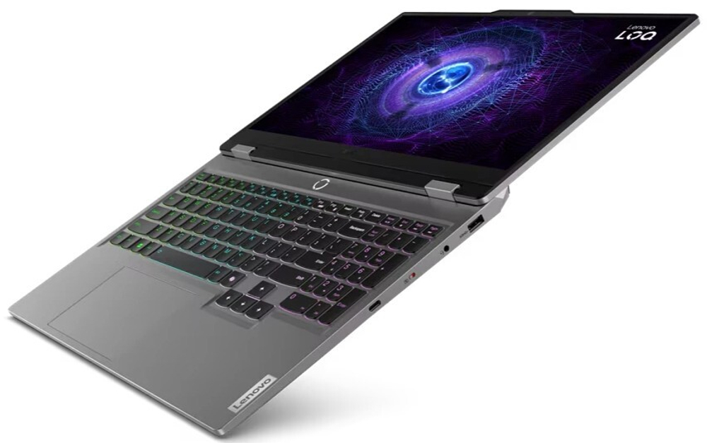 Ноутбук  Lenovo LOQ 15IAX9 15.6 ", Core i5, 16 Гб RAM, 512 Гб SSD, GeForce RTX 4050, Серый
