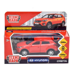 Модель ин. мет. "Hyundai Creta" 12см, открыв. двери, коробка CRETA-RD (Технопарк)