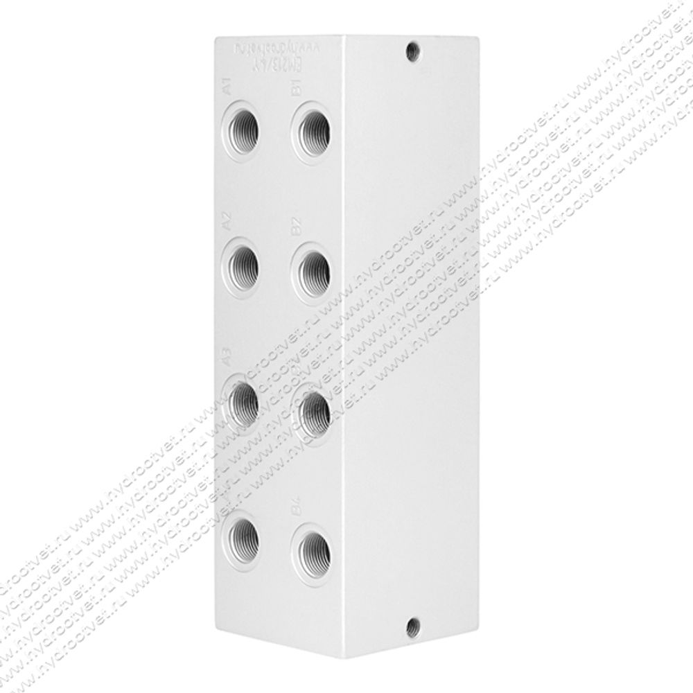 EM213/4Y - Четырехместная присоединительная плита для гидравлических распределителей и клапанов NG6 (аналог DR06/40)