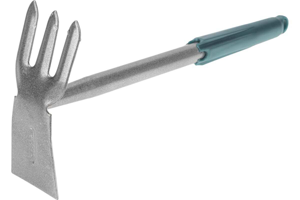 МОТЫЖКА КОМБИНИРОВАННАЯ 3 ПРЯМЫХ ЗУБЦА С МЕТАЛЛИЧЕСКОЙ РУЧКОЙ ЧЕТЫРЕ СЕЗОНА