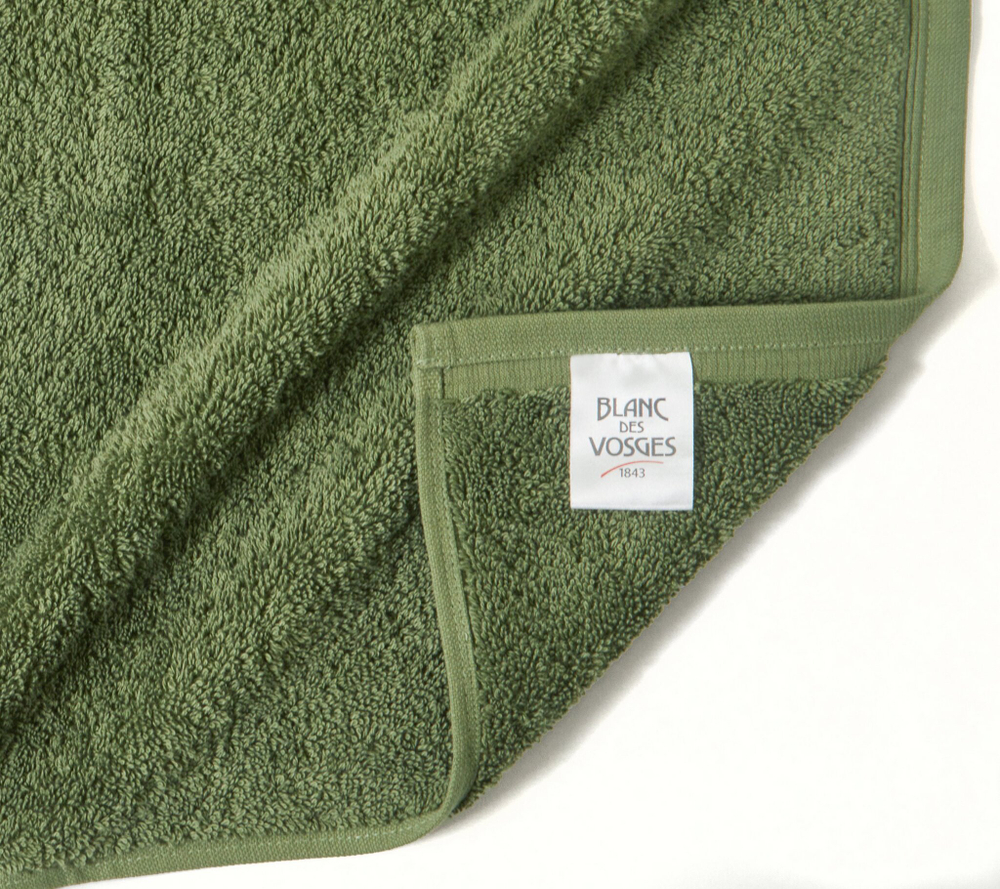 Полотенце 70x140 Blanc des Vosges Uni Foret foret зеленое