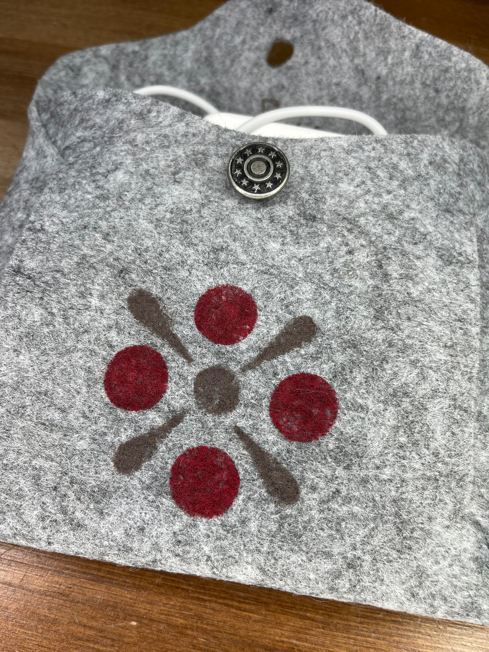 Чехол Тепло цветка / Unique hand‑painted case