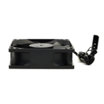 Вентилятор BaseTech V1, 80мм, 2400rpm, 3-pin+Molex, черный, Bulk, 46.2CFM, 22дБ (BT-F80X25-3PB)