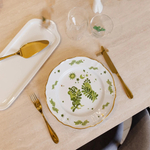 Тарелка обеденная GREEN FLORAL 26,5 см