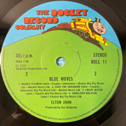 Винтажная виниловая пластинка LP Elton John Blue Moves (Англия 1976) Sorry Seems To Be The Hardest Word