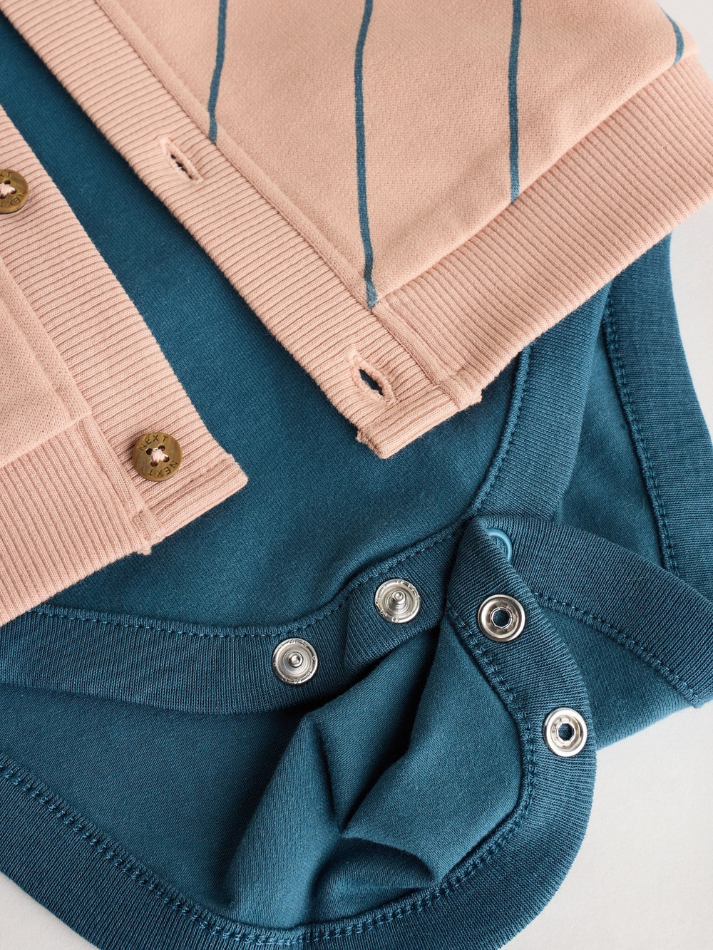 Комплект из трех предметов для малышей Next E48-226, Бежевый, Синий