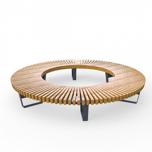 Лавка Rail Road 02 круг