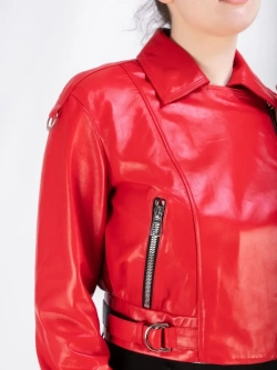 Косуха кожаная куртка женская Турция