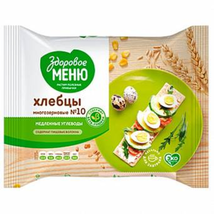 Хлебцы Здоровое Меню многозерновые № 10 90 гр