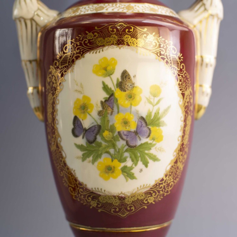 Парные винтажные вазы